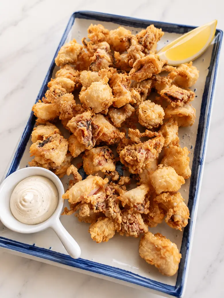 Chipirones fritos crujientes
