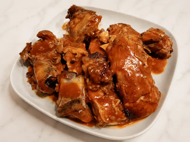 Costillas a la BBQ