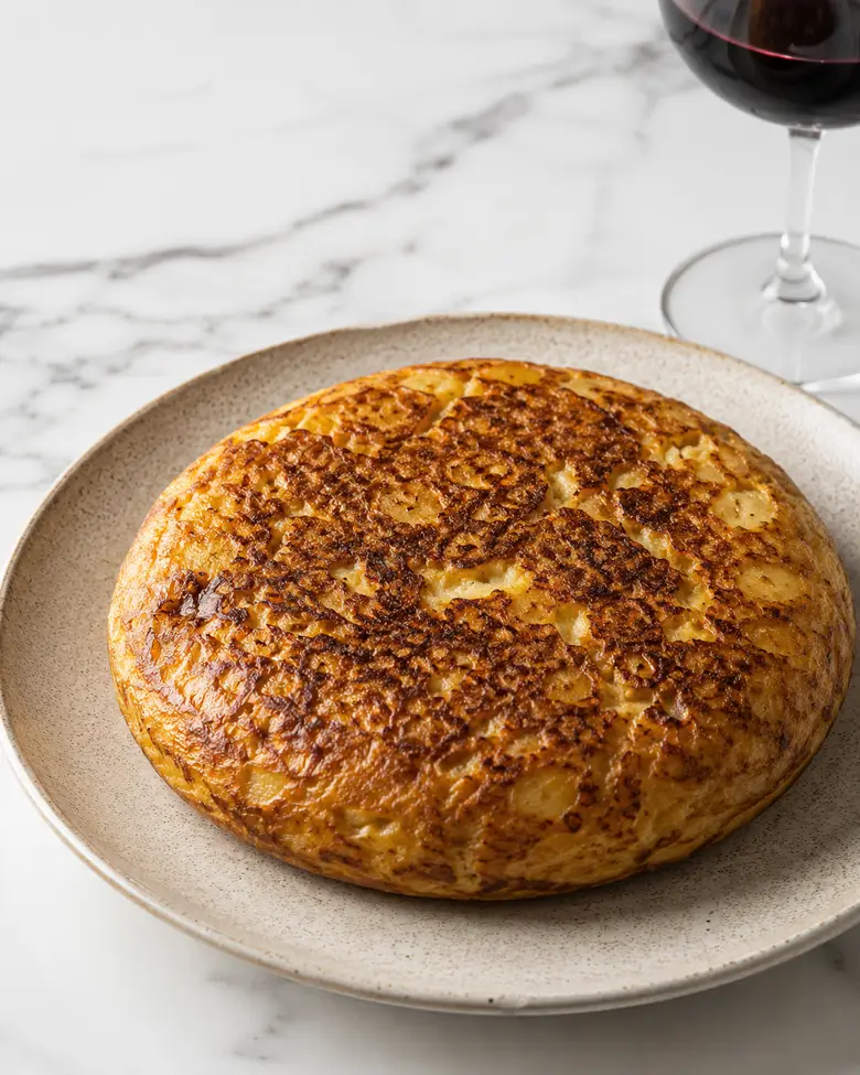 Tortilla de patatas al momento